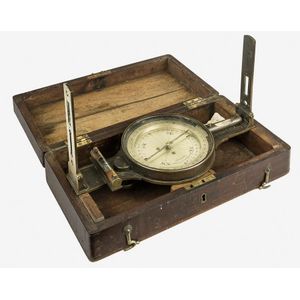 18th century circumferentor or surveyor's compass by Troughton…