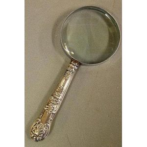 Sterling silver magnifying glass hallmarked Sheffield 1867