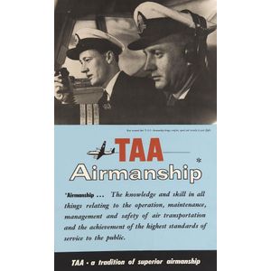 c1950 'TAA Airmanship....Rest assured that TAA Airmanship…