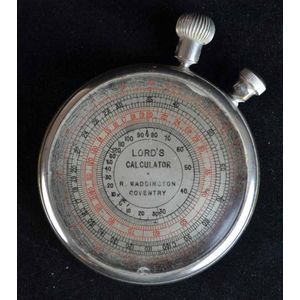 A Waddington's circular slide Rule, 'Lord's Calculator' made…
