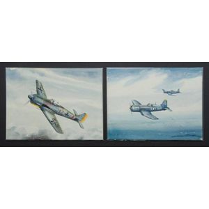 Four Aviation Watercolours by Stanley T Gleed - Transport ...