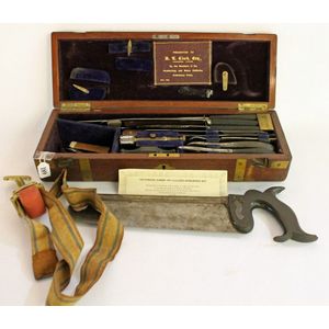 A Victorian cased travelling Surgeons Kit, Presented to 'Dr.…