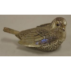 Christofle France Silver Plated Bird Figure (9 cm) - Zother - Silver Plate