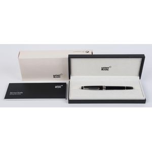 Mont Blanc ballpoint pen in original box with service guide