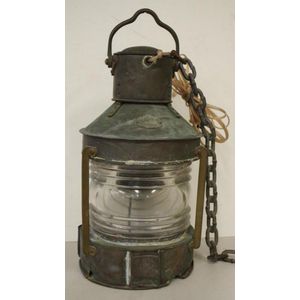 2) 9 Nautical Brass Port and Starboard Kerosene Lamps - Antique Vintage  Style - Schooner Bay Company
