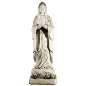 Marble Virgin Mary, 83 cm - Religious Objects - Precious Objects