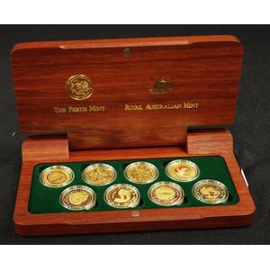 Sydney 2000 Olympic $100 gold coin set of eight gold proof…