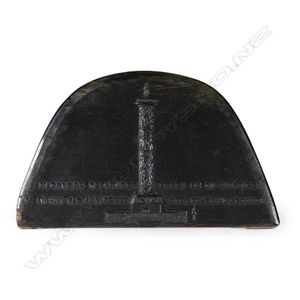 A rare c1830 pressed horn Napoleon's hat snuff box, the hinged…
