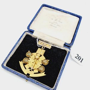 9ct yellow gold Lodge medal, inscribed to reverse Port Adelaide…