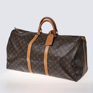 Past auction: Two large Louis Vuitton Keepall duffel bags France