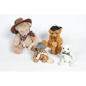 Teddy Bears, four assorted Country Life New Zealand