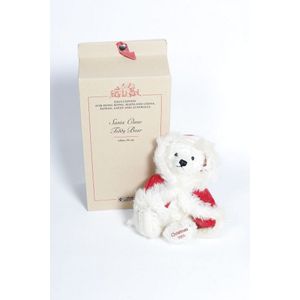 Teddy Bear, boxed Steiff, Santa Claus White Limited Edition…