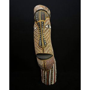 An ironwood bust, Tiwi Islands, Northern Territory, height 50 cm