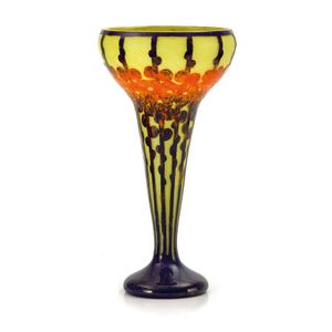 A Le Verre Francais 'Mirette' vase, French, circa 1925, the&hellip;