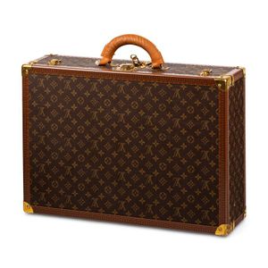 Vintage Soft LOUIS VUITTON Leather Suitcase 69 CM