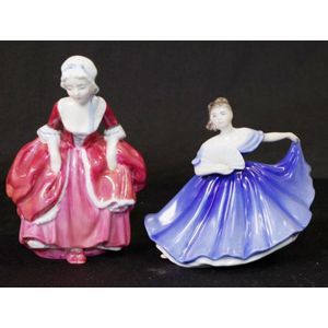 Royal Doulton Figures: Elaine and Goody Two Shoes - Royal Doulton ...