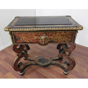 A boulle brass inlaid rectangular planter in Louis XIVth style.…