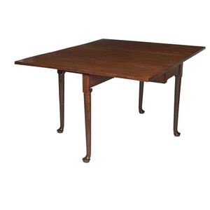 A good George III mahogany dining table, of rectangular form…