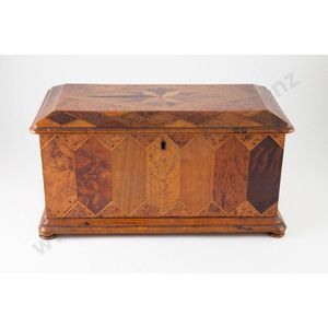 Late circa 19th New Zealand Colonial specimen wood box by…