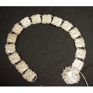 antique silver belt