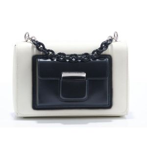 Balenciaga Black and White Leather Handbag - Handbags & Purses ...