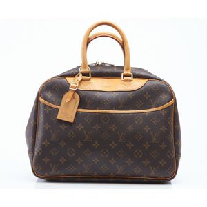 LOUIS VUITTON Cowhide Leather/Snakeskin Leather Capucines MM Gold Buckle  Handle Shoulder Bag Taupe