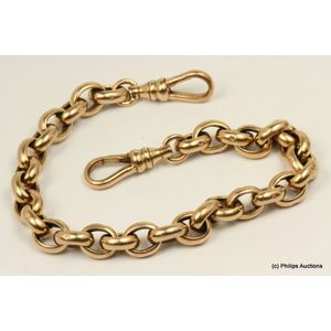 rose gold belcher bracelet