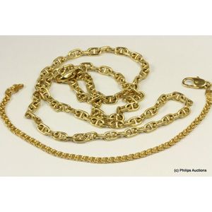 18ct Gold Gucci Chain And Woven Bracelet Set - Bracelets/Bangles ...