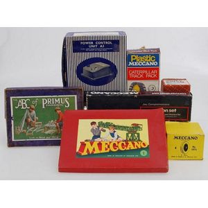 Collection of Meccano, including a boxed power control Unit A3;…