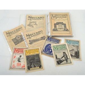 Collection of original Meccano magazines 1918-1923; and…