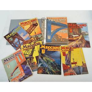 Collection of original Meccano magazines 1925 and 1926; missing…