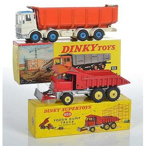 Two Dinky Dump Trucks, including 925 Leyland with 'Sand Ballast…