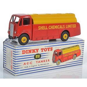 Dinky 991 Aec tanker 'Shell Chemicals Limited' (VG-E box VG)