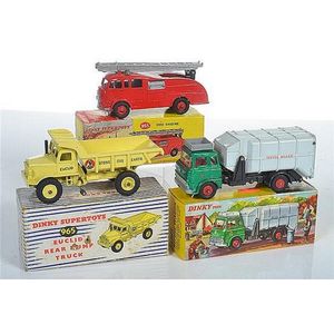 Toy and model fire engines, various makers - price guide and values