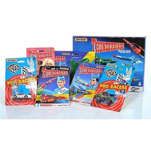 Nine Matchbox models, including Thunderbirds Tb-700 Rescue pack;…