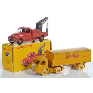French Dinky 32AJ Panhard 'Kodak' articulated lorry, unboxed;…
