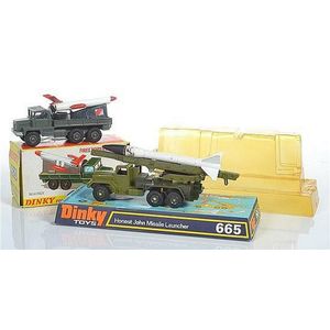 N46 Box Boxset Amx Poser Bridge Military Version Stripe Blue Dinky Toys Repro 