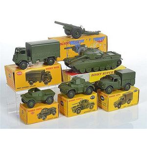 Vintage British Dinky Toys military vehicles and equipment - price ...