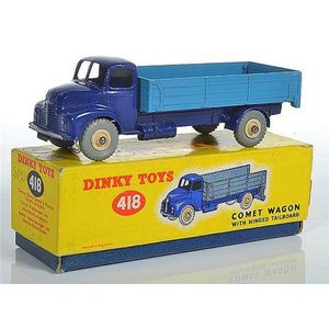 Dinky Leyland Comet Wagon with Hinged Tailboard (Blue/Cream) - Branded ...