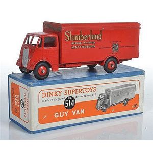 DINKY TOYS 1:43 DIECAST MODEL CAR MB204 Truck Guy Van Slumberland 