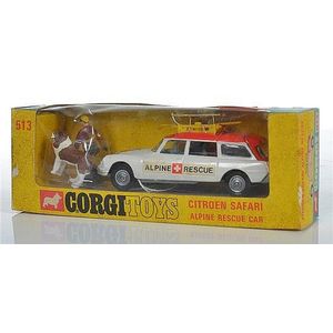 Corgi 513 Citroen Safari 'Alpine Rescue Car', roof rack with…