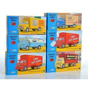 Six Archive Corgi models, including 11101 ERF Kv box lorry…