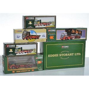 Six Eddie Stobart Ltd Corgi classics Commercials, including…