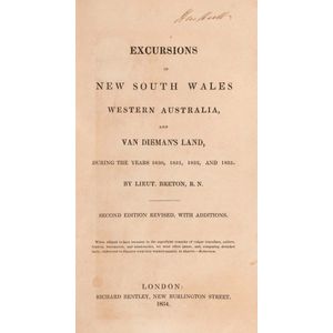 William Henry Breton, R.N., Excursions in New South Wales,&hellip;