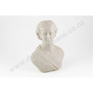 Victorian Copeland parian ware bust by F M Miller of Princess…