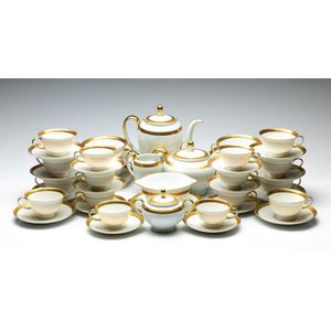 ROSENTHAL china OLIVE pattern CUP & SAUCER Set footed 