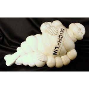 A genuine Michelin Bibendium man plastic composite. At least…