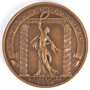1934 2nd British Empire Games in London, Participation Medal…
