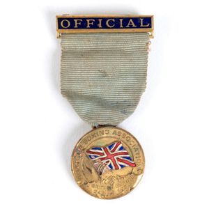 1934 2nd British Empire Games in London, Official's badge…