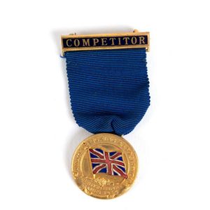 1934 2nd British Empire Games in London, Competitor's badge…